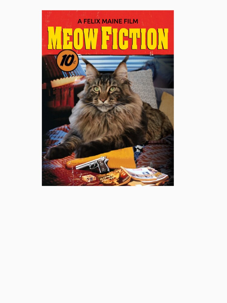 Cat Movie Poster Fiction Novelty by Cecil-Blackwell Unisex , , , Long Sleeve Tee