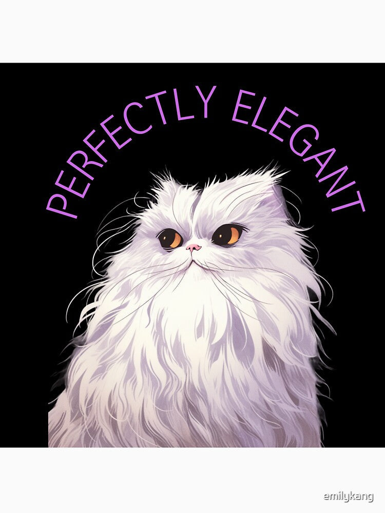 Elegant Cat by emilykang Unisex , , , Long Sleeve Tee