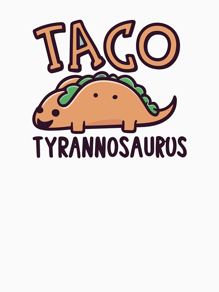 Taco Tyrannosaurus funny Taco Design by Aux Arc Unisex , , , Long Sleeve Tee