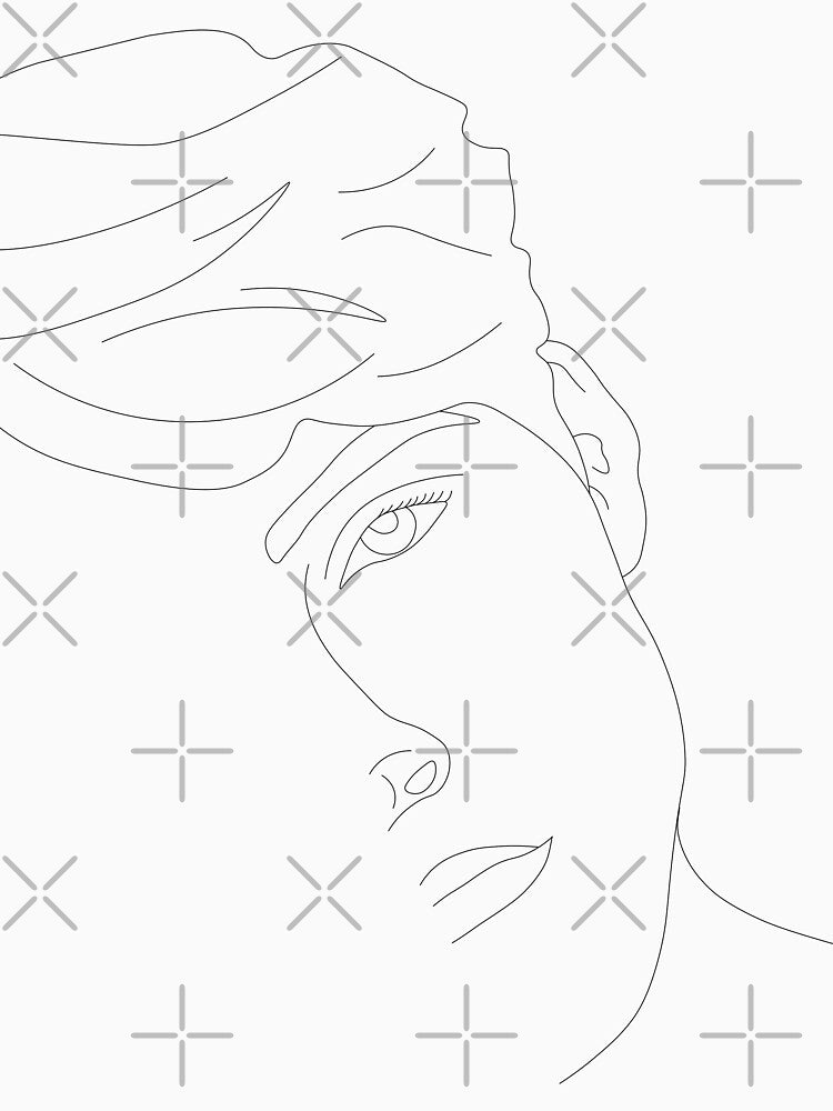 F.G. Line Art Portrait by lauren paulin