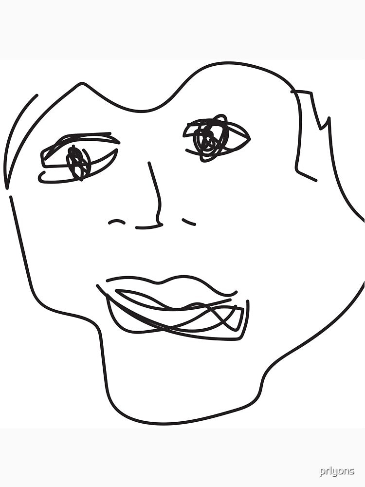 minimalist portrait by prlyons