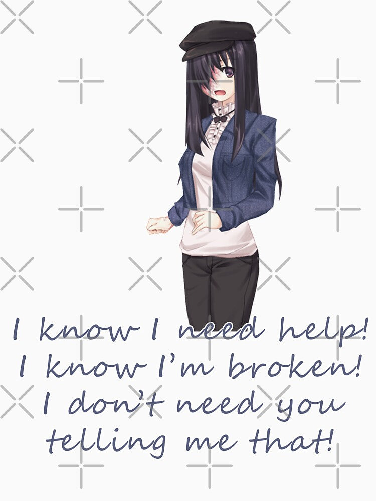 Hanako - Katawa Shoujo ( Quote ) by LoveLynx Unisex , , , Long Sleeve Tee