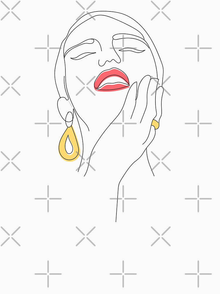 Portrait Line Art Female by StudioMinaar