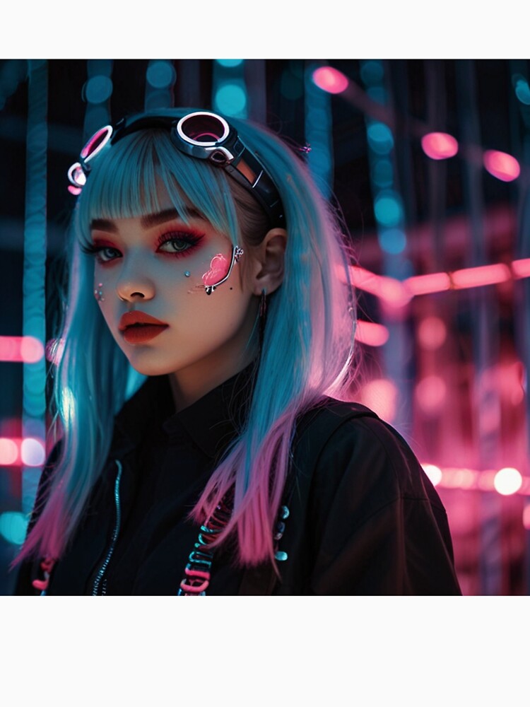 Shattered Decora Kawaii Cyber Aesthetic | Dark Aesthetic by Joy-boy-op Unisex , , , Long Sleeve Tee