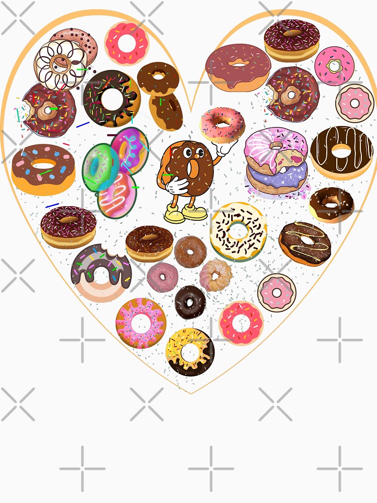 Donut Party Time - Food by SheetalMourya Unisex , , , Long Sleeve Tee