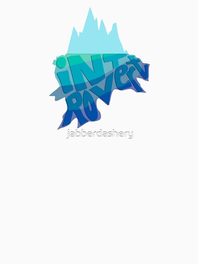 Introverts Are Icebergs by jabberdashery Unisex , , , Long Sleeve Tee