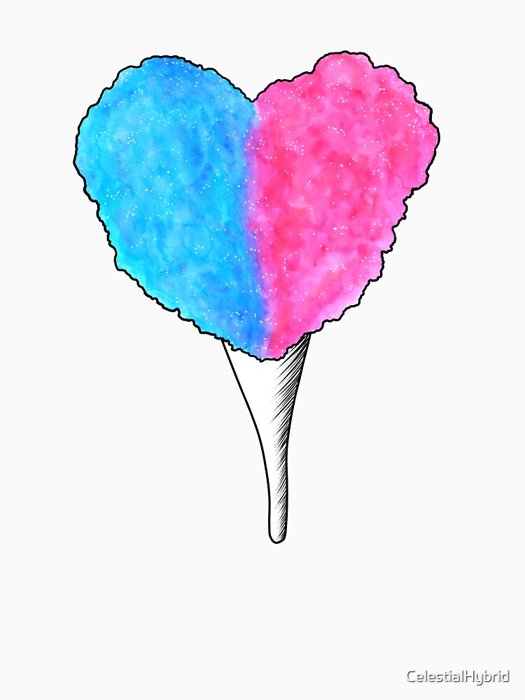 Cotton Candy Love by CelestialHybrid Unisex , , , Long Sleeve Tee