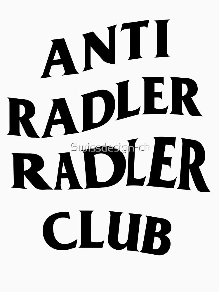 Anti Radler Club by Swissdesign-ch Unisex , , , Long Sleeve Tee