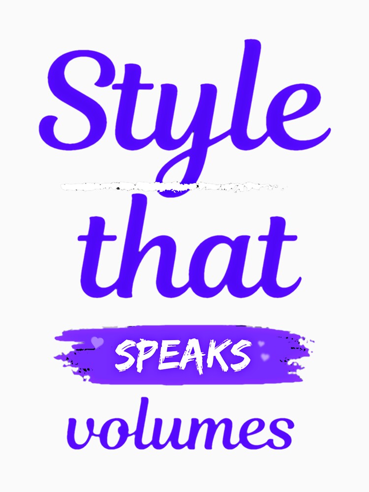 Style that speaks volumes. by KELVINOH GRAPHICS DESIGN. Unisex , , , Long Sleeve Tee