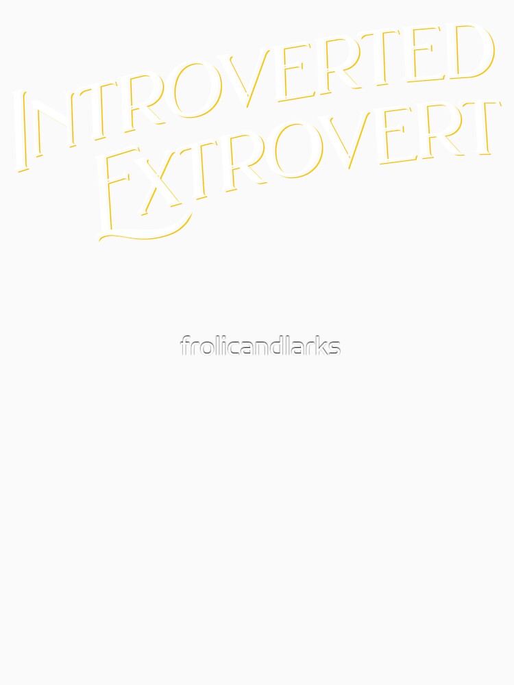 Introverted Extrovert social but need my quiet time by frolicandlarks Unisex , , , Long Sleeve Tee