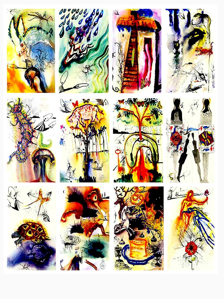 Alice in Wonderland : Vintage Abstract Collage Postcard Collection Print by posterbobs