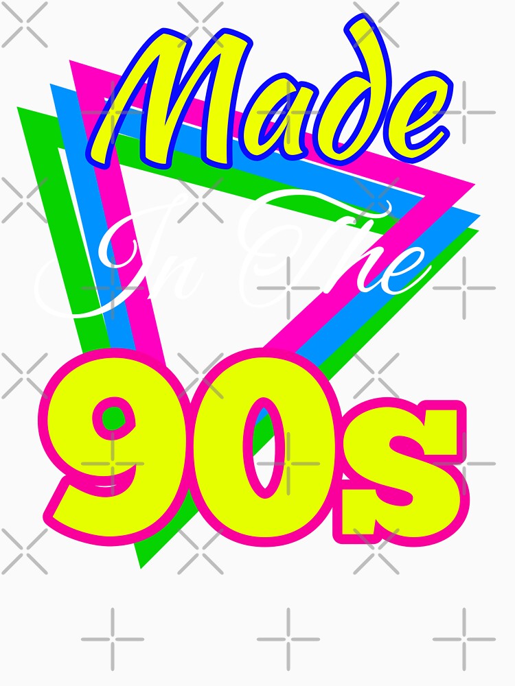 Made In The 90s Nineties Retro by TeesByAngelzB Unisex , , , Long Sleeve Tee