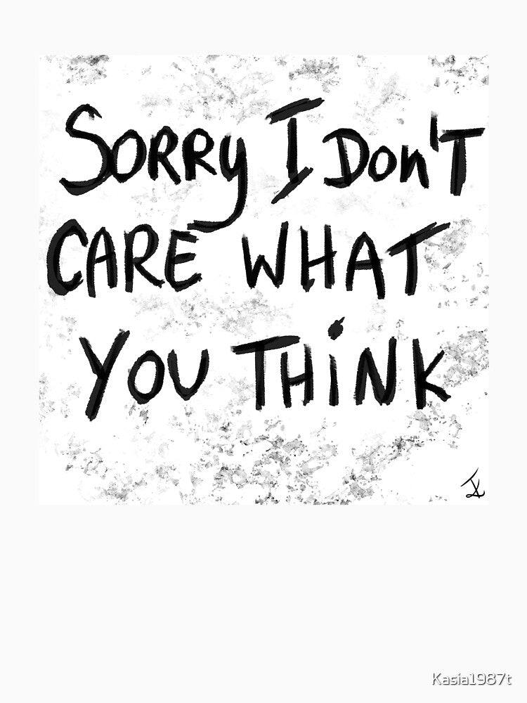 i dont care by Kasia1987t Unisex , , , Long Sleeve Tee