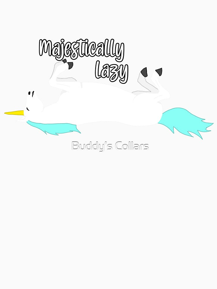 Majestically lazy by Buddy’s Collars Unisex , , , Long Sleeve Tee