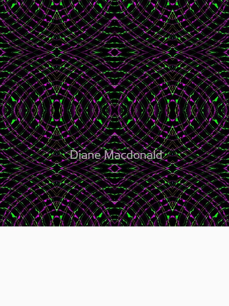 An abstract design on black by Diane Macdonald