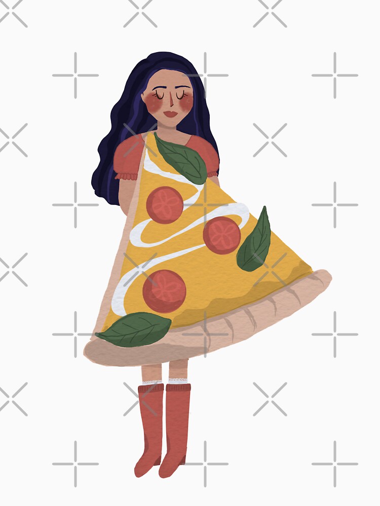 National Pizza Day Slice of Pizza by miljusa Unisex , , , Long Sleeve Tee