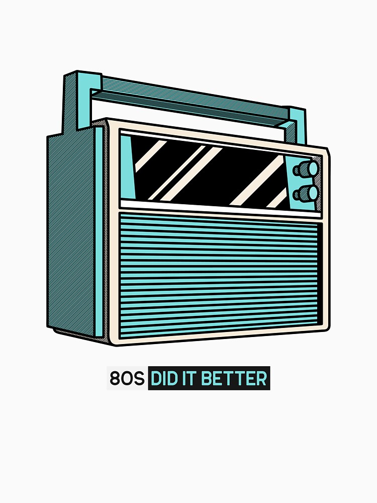 80s DID IT BETTER RADIO by DanielAshirts Unisex , , , Long Sleeve Tee