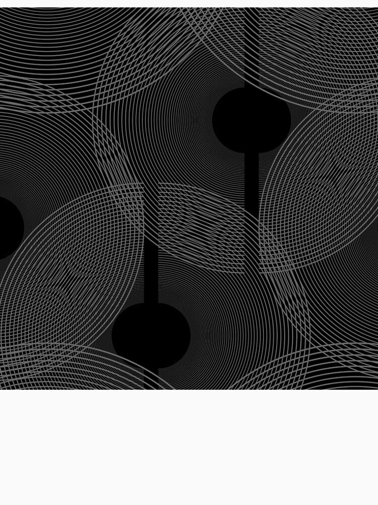 Abstract Minimalist Overlapping Circles by daynunnes