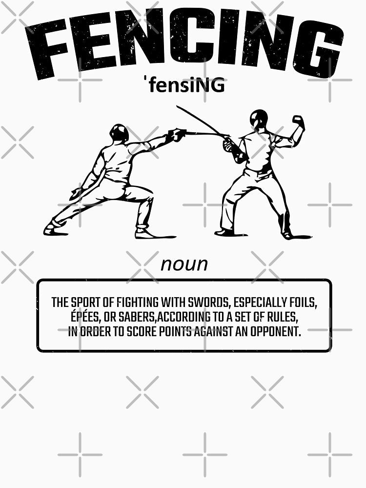 funny fencing quote fencing quotes by kiakuki Unisex , , , Long Sleeve Tee