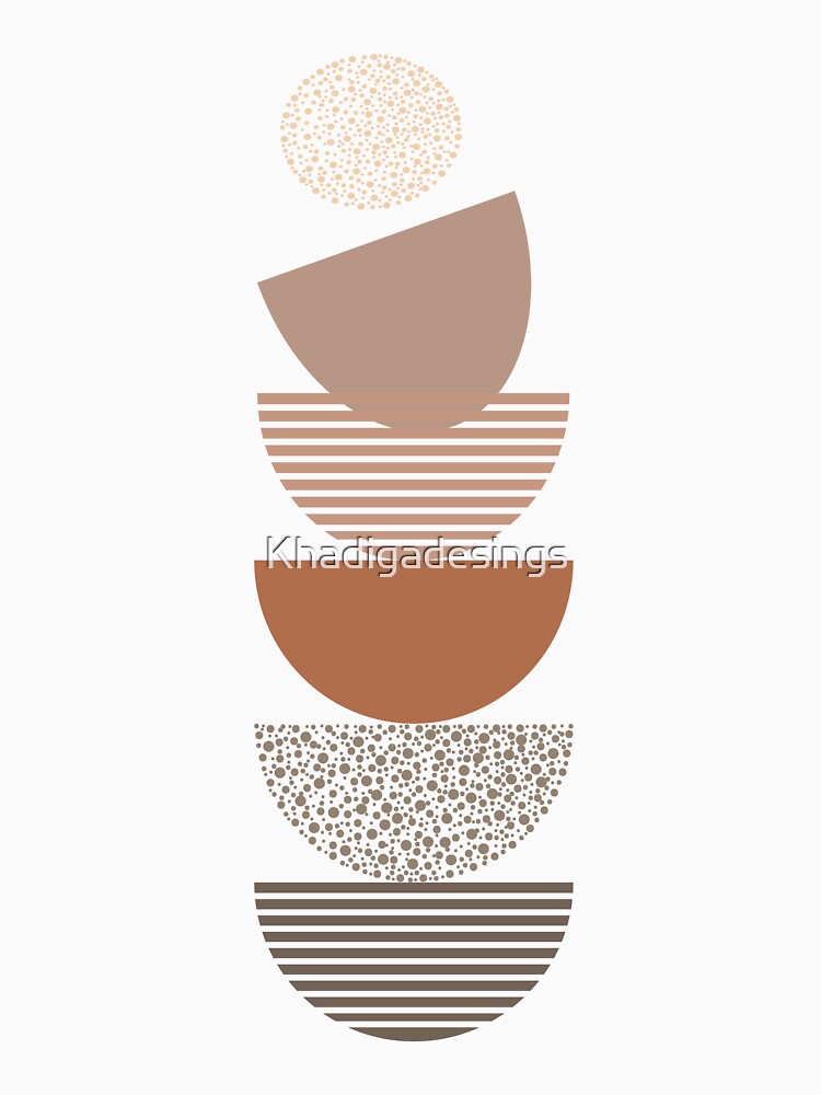 Stacked Boho Geometry by Khadigadesings