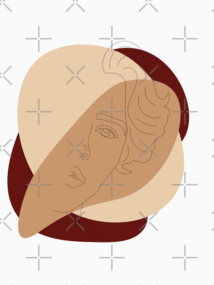 T.Y. Line Art Portrait by lauren paulin