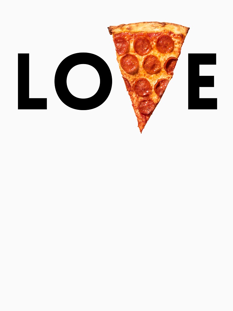 Love Pizza - I Love Pizza Design by TNOYC Unisex , , , Long Sleeve Tee