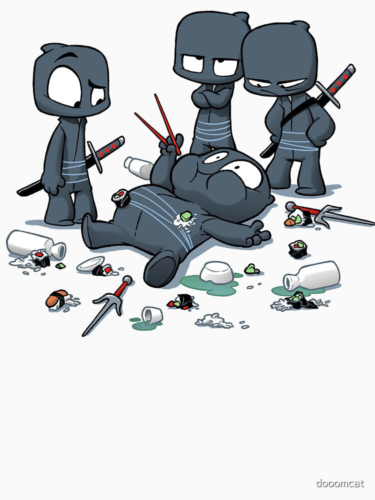Sushi! by dooomcat Unisex , , , Long Sleeve Tee