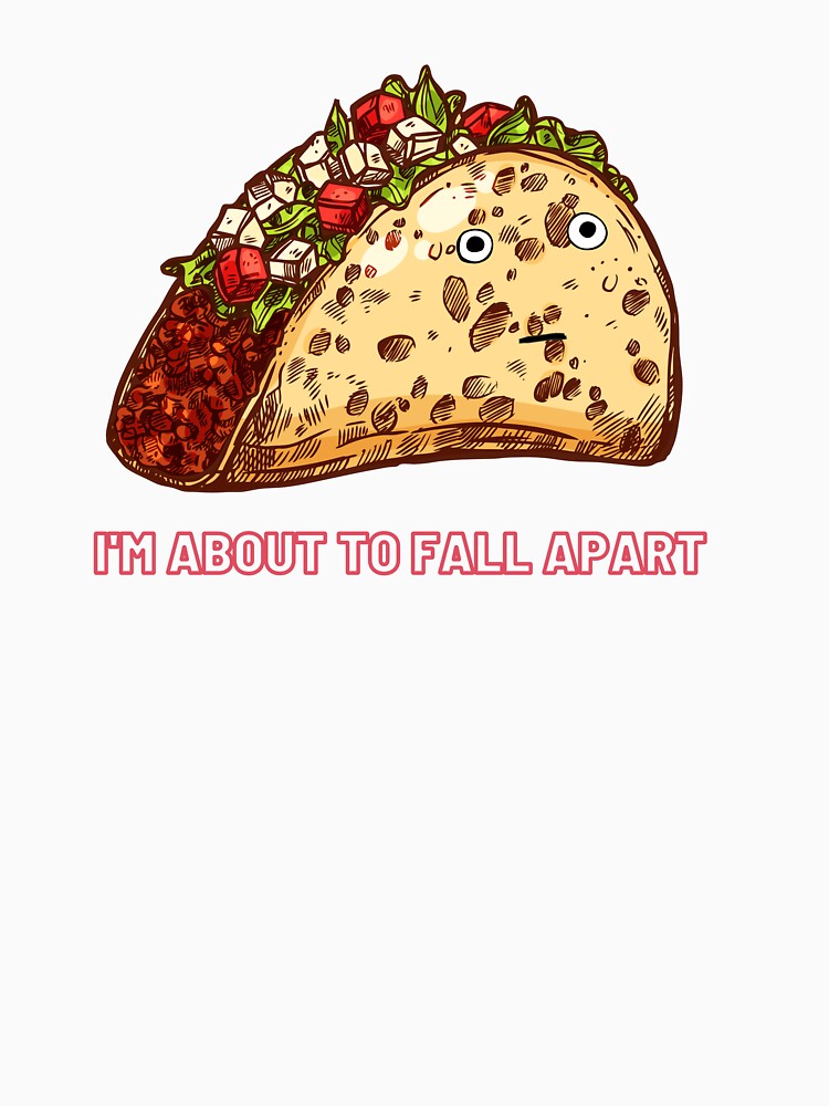 I am about to Fall Apart by RiserTees Unisex , , , Long Sleeve Tee