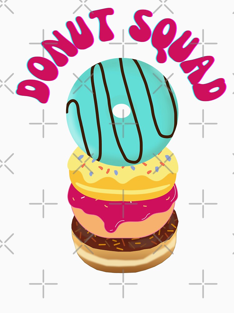 Donut Squad by kash1mera Unisex , , , Long Sleeve Tee