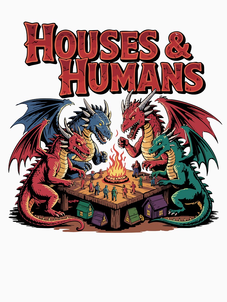 Houses & Humans by twindragonthreads Unisex , , , Long Sleeve Tee