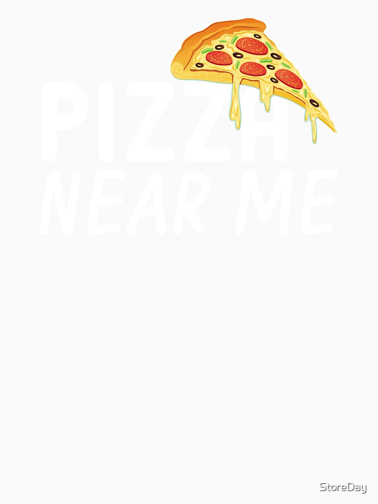 pizza near me by StoreDay Unisex , , , Long Sleeve Tee