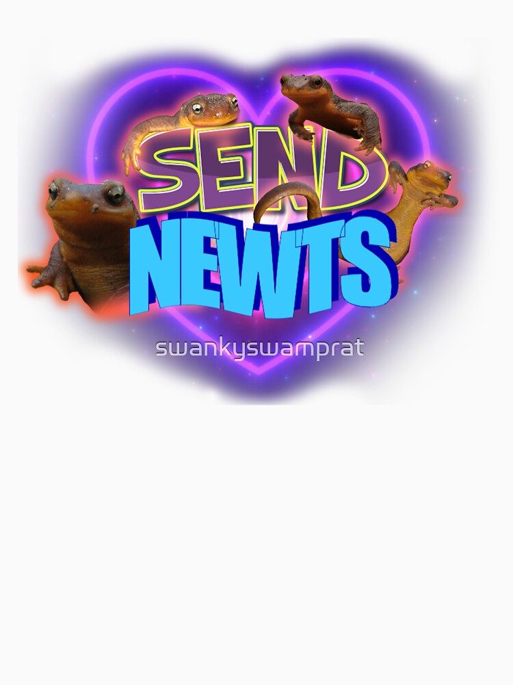 Send Newts Meme by swankyswamprat Unisex , , , Long Sleeve Tee