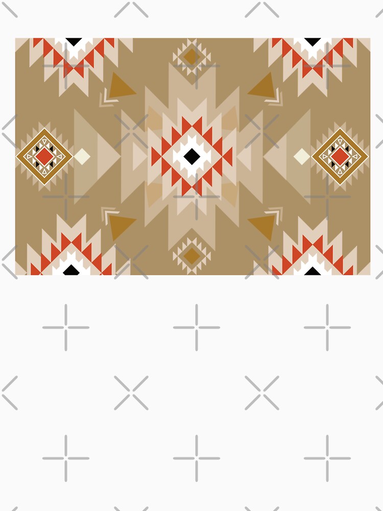 Earth‑Tone Geometric Tribal Pattern by PAWIRADA