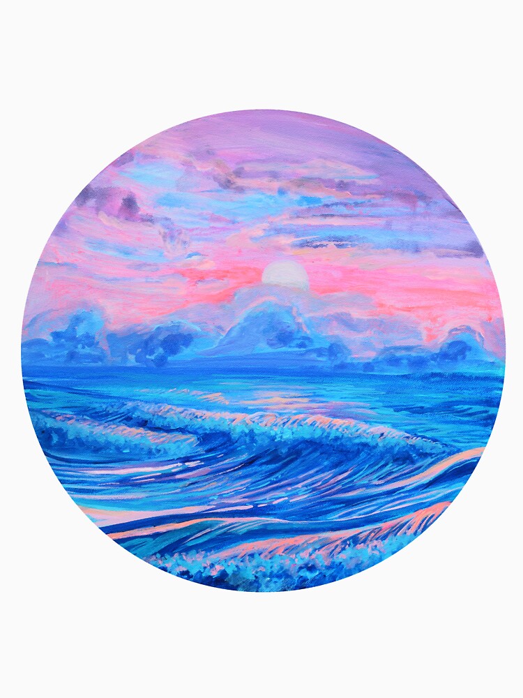 Cotton Candy sunset by Byearion Unisex , , , Long Sleeve Tee