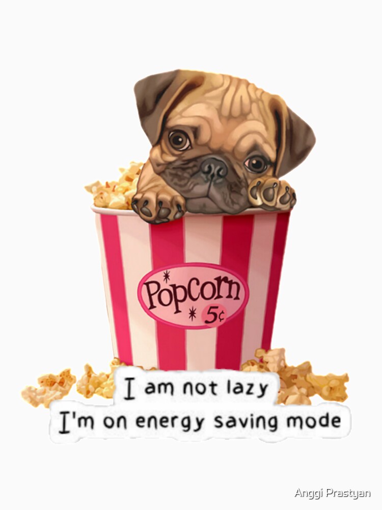 Popcorn lazy time by Anggi Prastyan Unisex , , , Long Sleeve Tee