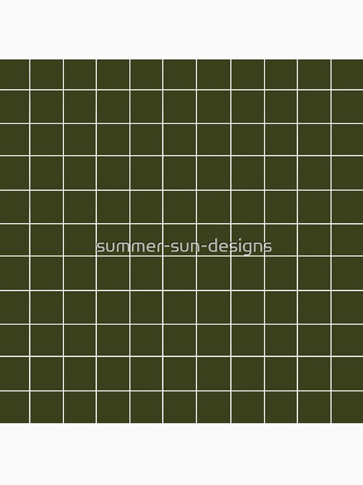 Grid (Olive Green) by summer-sun-designs