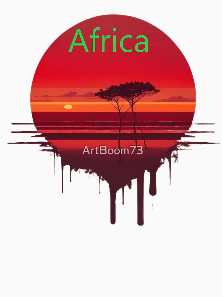 Sunrise in Africa by ArtBoom73 Unisex , , , Long Sleeve Tee