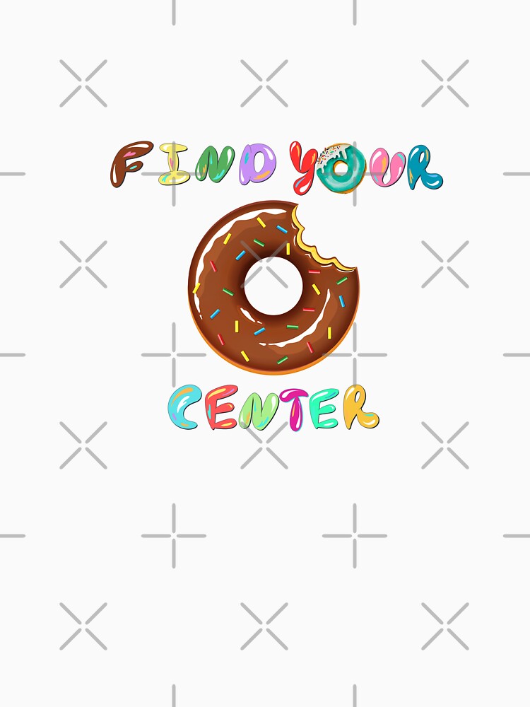 Find Your Donut Center by kalidfashUSA Unisex , , , Long Sleeve Tee