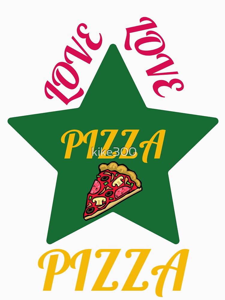 love pizza pizza by kike300 Unisex , , , Long Sleeve Tee