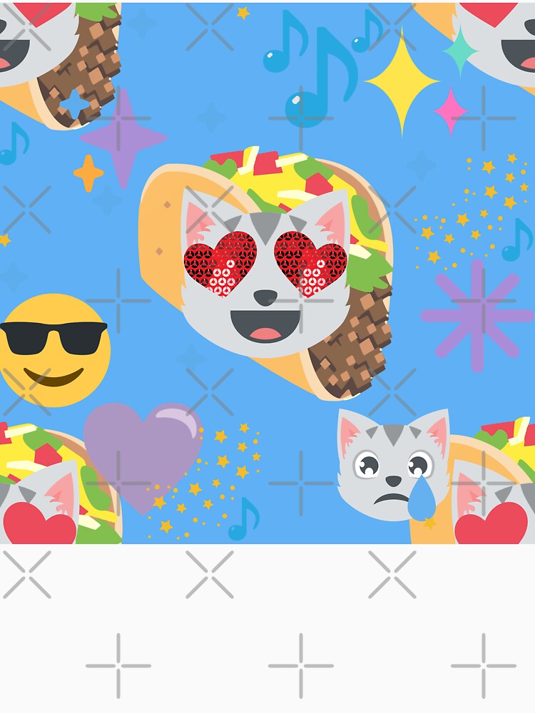 taco cat emoji by Gossip Rag Unisex , , , Long Sleeve Tee