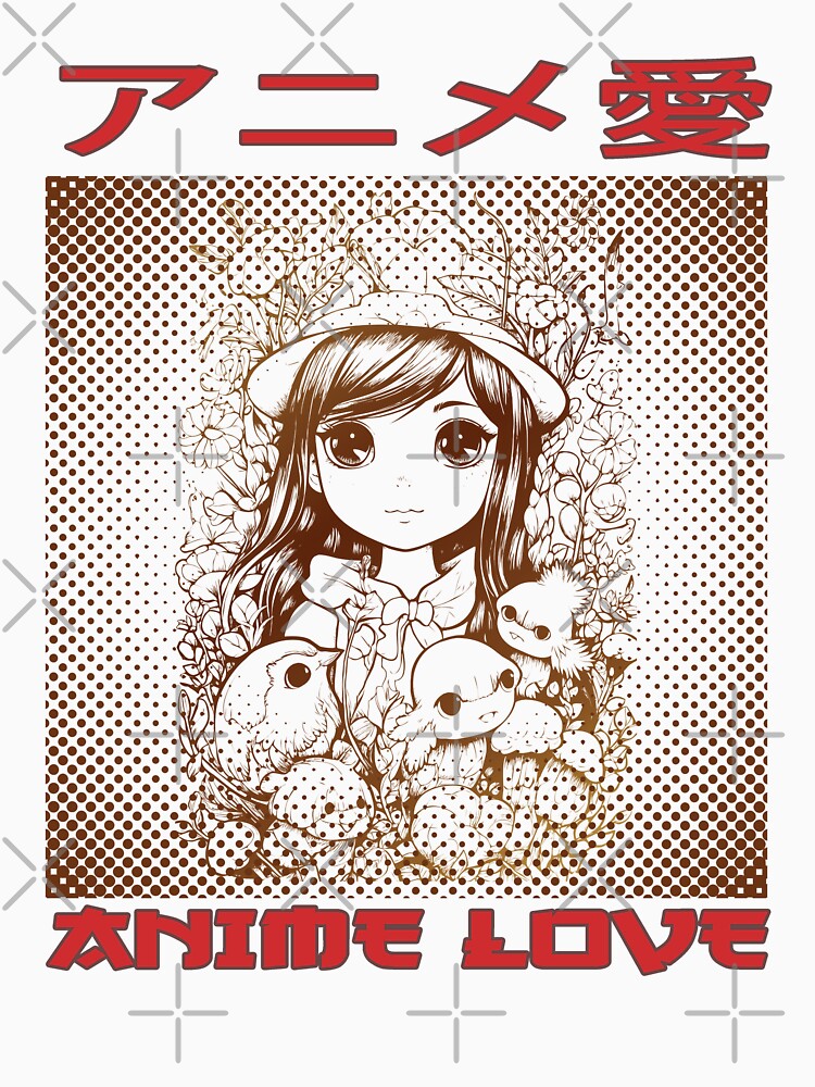 Anime love by CanvaSnap ⭐⭐⭐⭐⭐ Unisex , , , Long Sleeve Tee