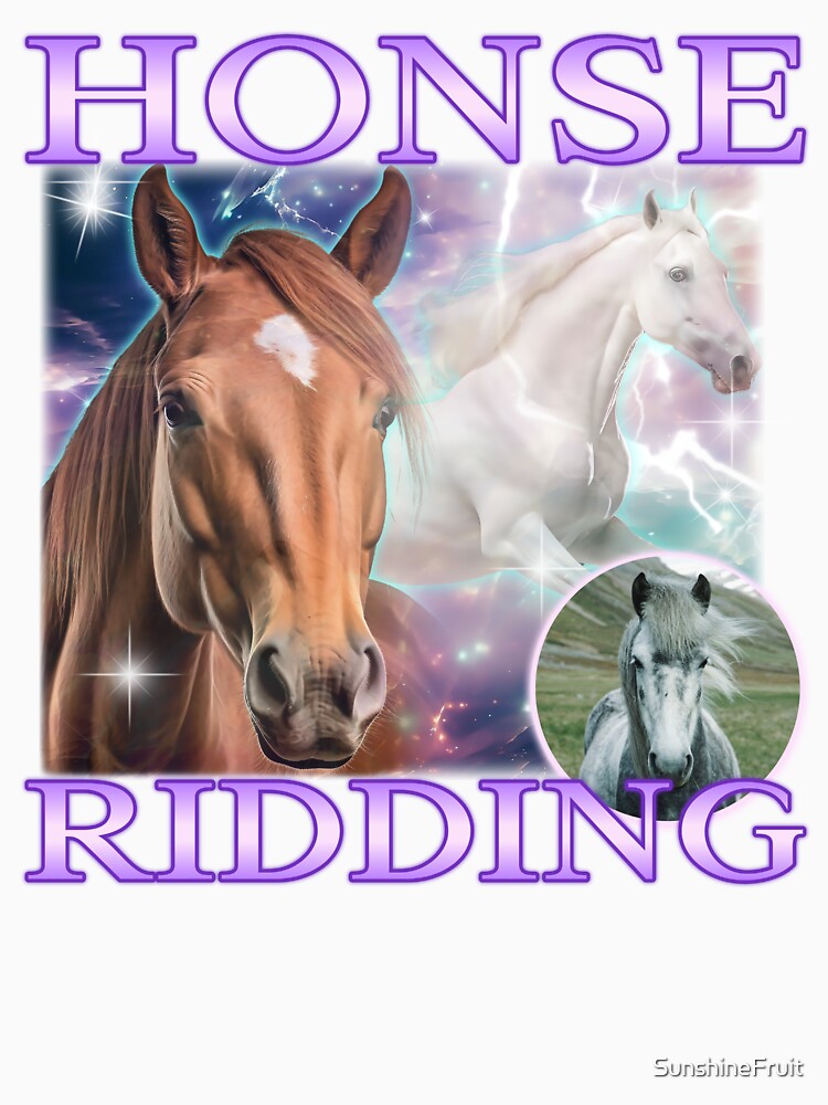Honse Ridding by SunshineFruit Unisex , , , Long Sleeve Tee
