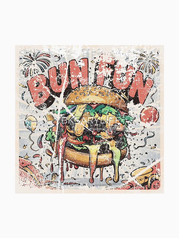 special burger day art with classic effects by BKSARYLIFE Unisex , , , Long Sleeve Tee