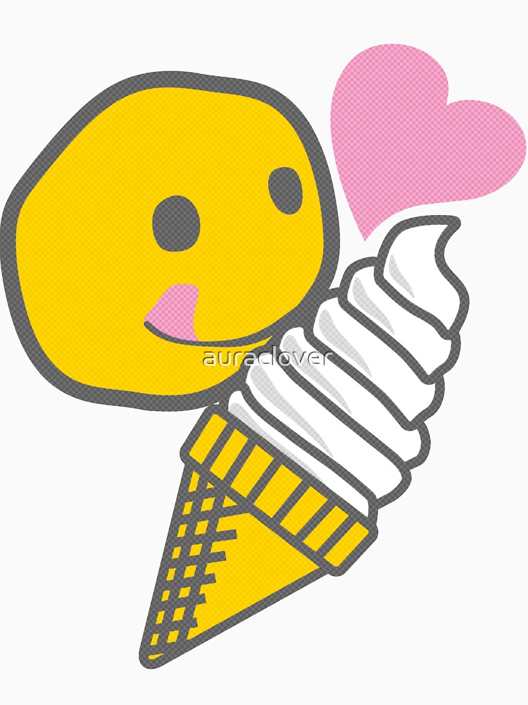Soft_Serve_Ice_Cream by auraclover Unisex , , , Long Sleeve Tee