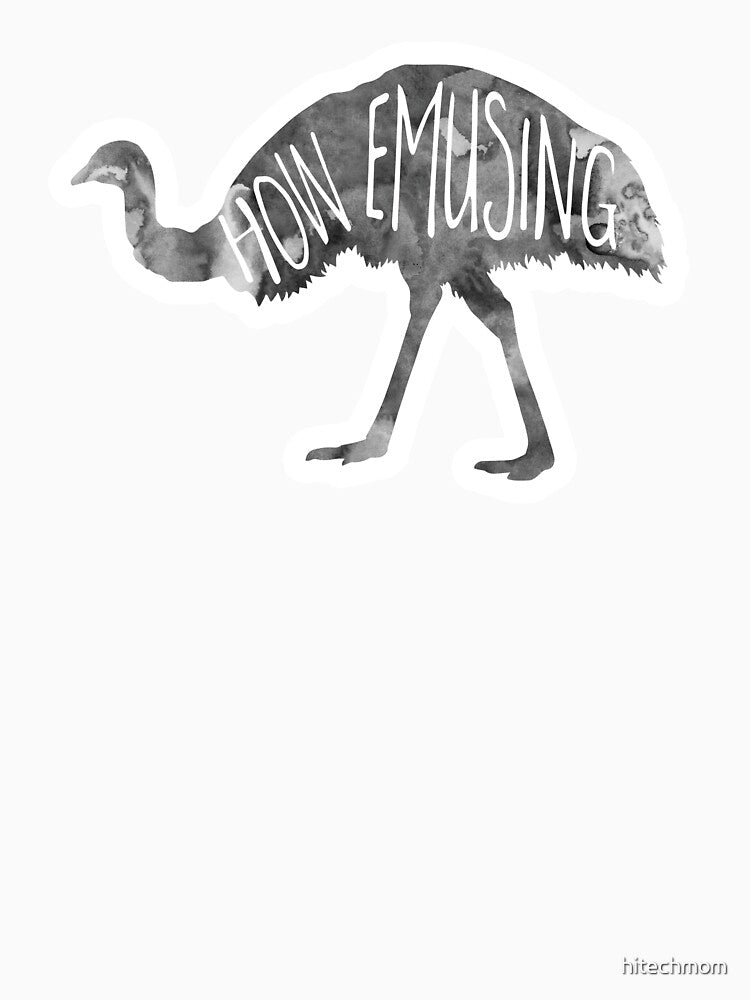 How EMUsing - Emu Pun by hitechmom Unisex , , , Long Sleeve Tee