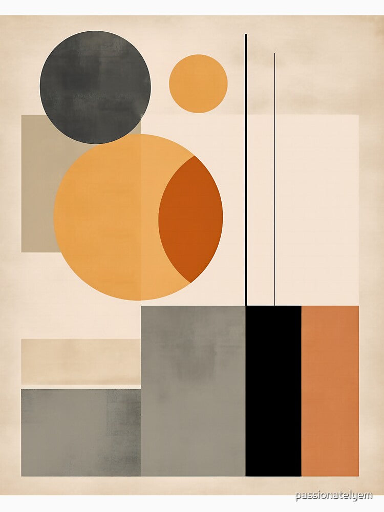 Mid-Century Modern Lines and Shapes #2 by passionatelyem