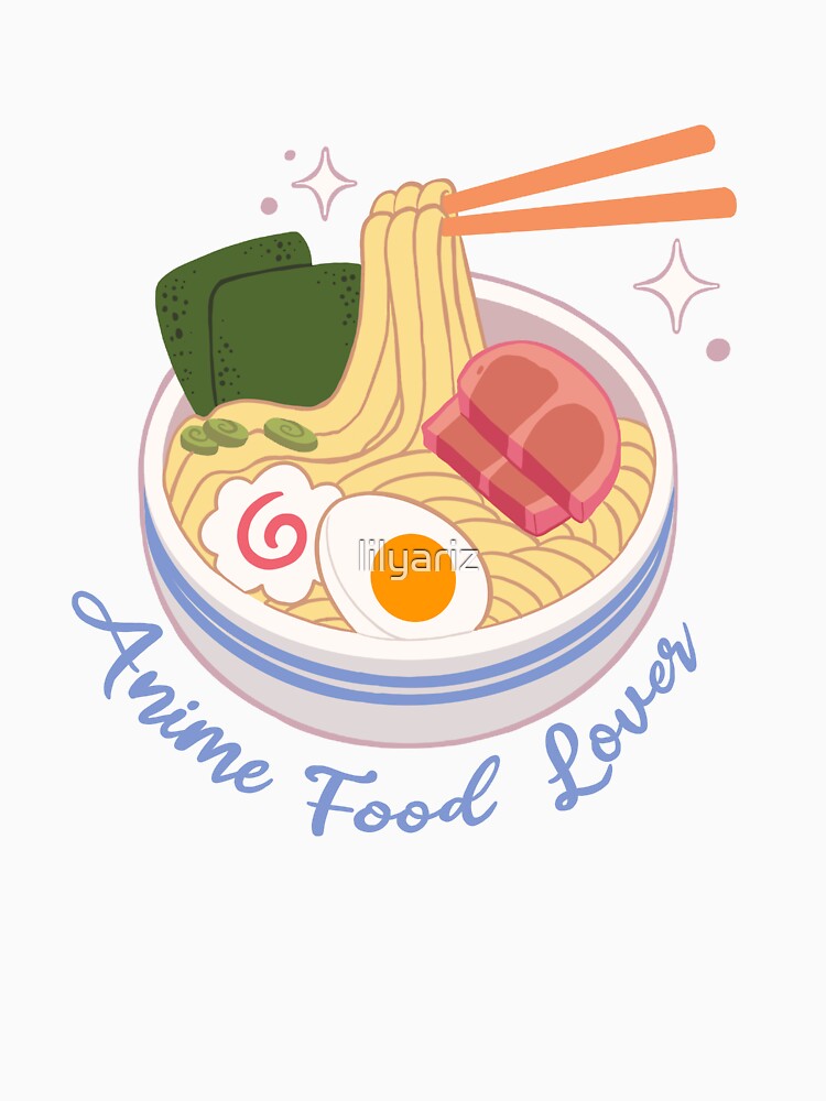 Anime food lover by lilyariz Unisex , , , Long Sleeve Tee