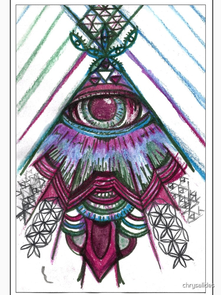 Psychedelic Lil Eye by chrysalides