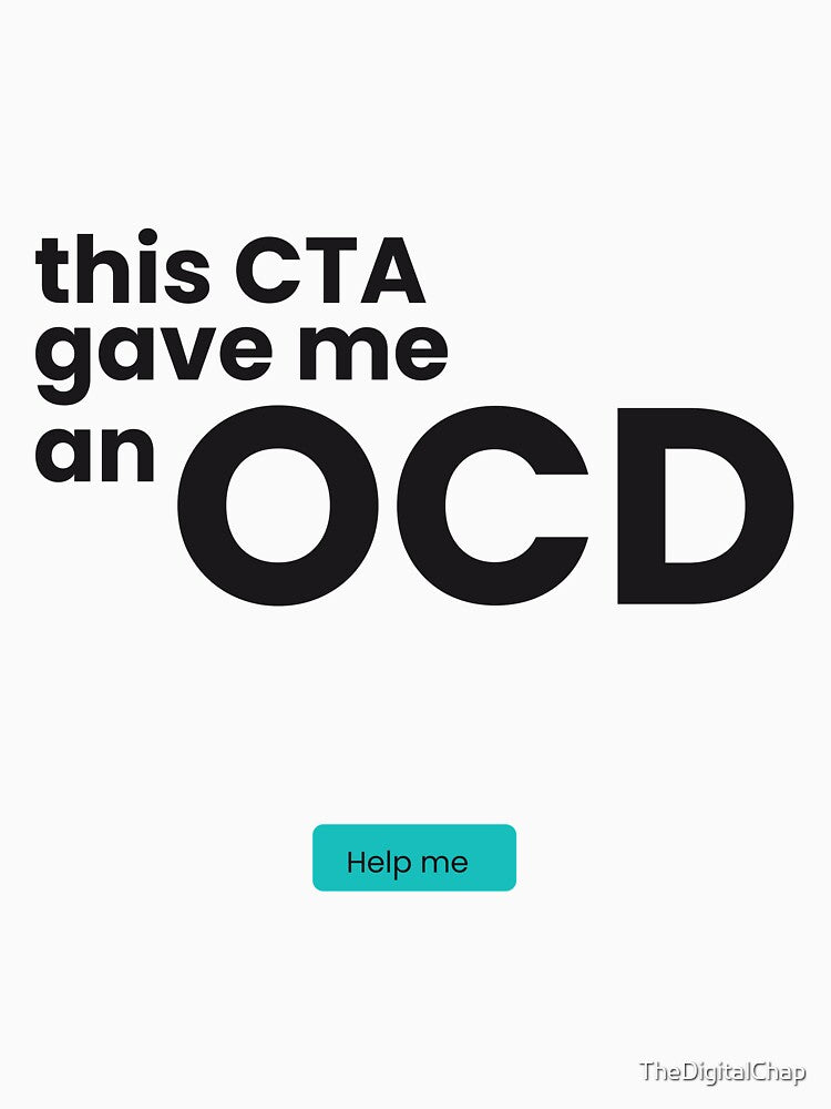 OCD for designers - funny by TheDigitalChap Unisex , , , Long Sleeve Tee