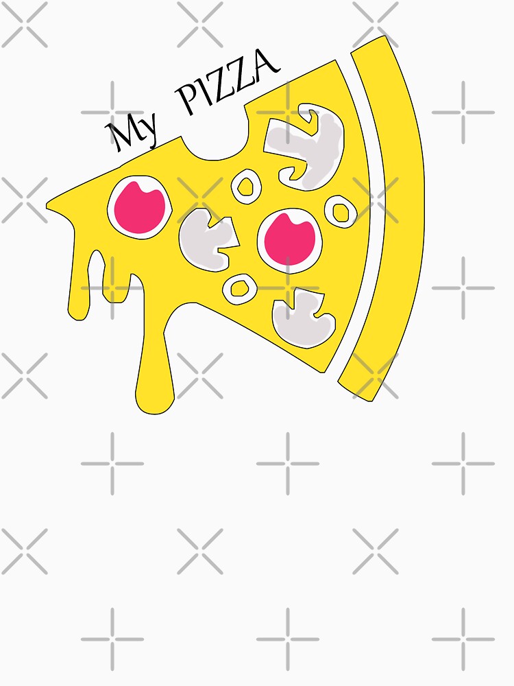 Pizza by Desibeau Unisex , , , Long Sleeve Tee